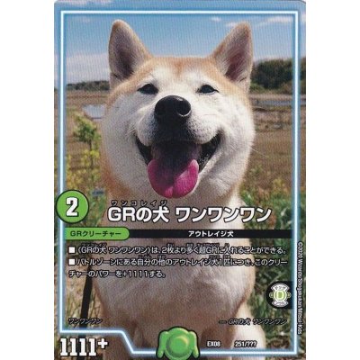 〔状態A-〕GRの犬ワンワンワン【-】{EX08251/???}《GR》